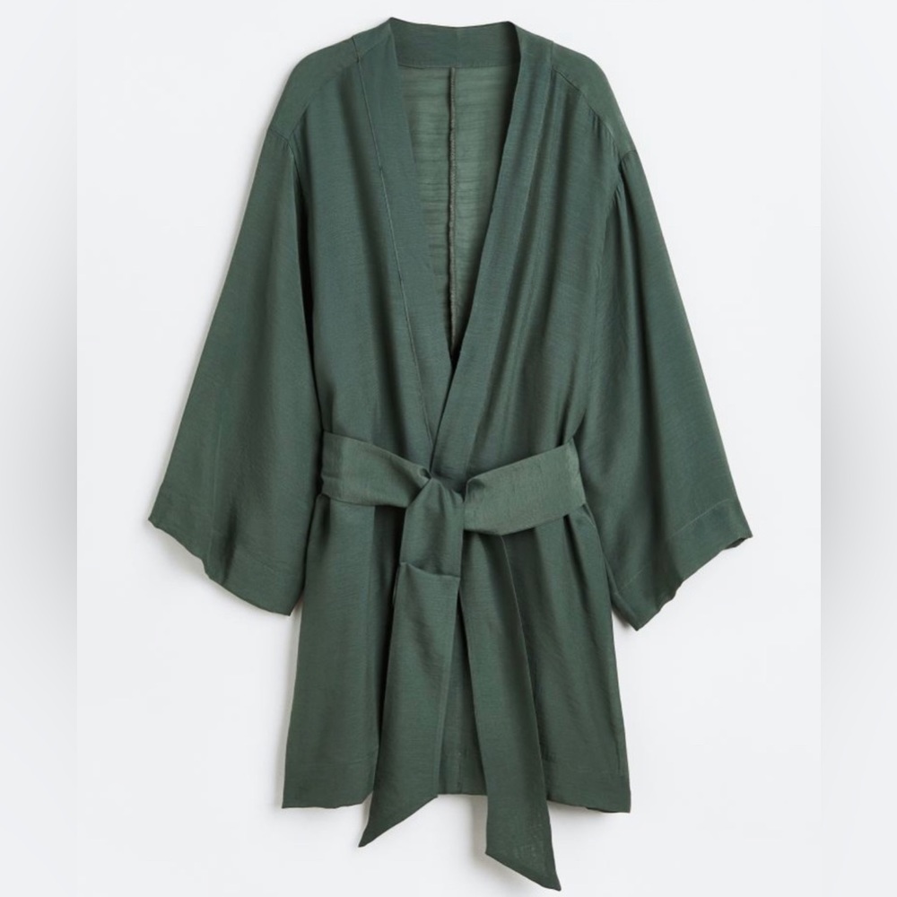H&M tie belt beach kaftan